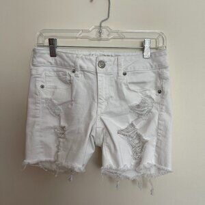 American Eagle super stretch MIDI shortie Great condition Size 4 White